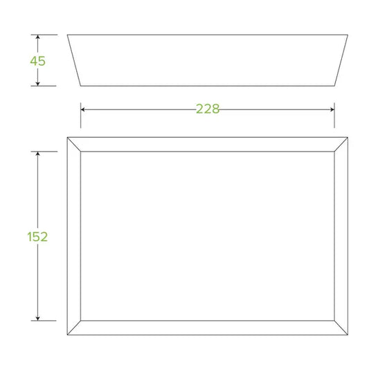 Large Biodegradable Food Tray